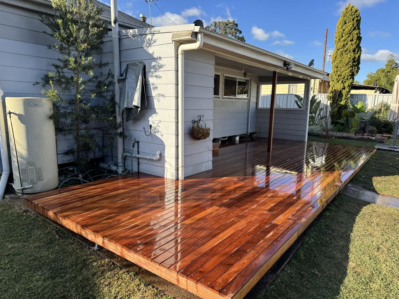Merbau deck — Aberdare