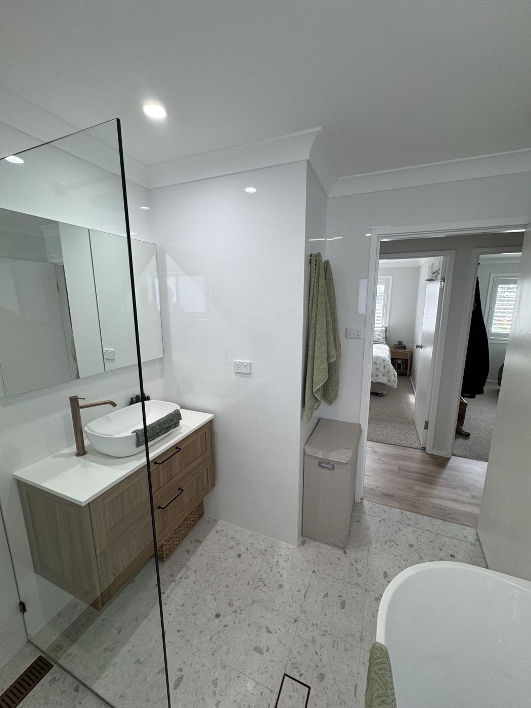 Bathroom renovation — Mannering Park