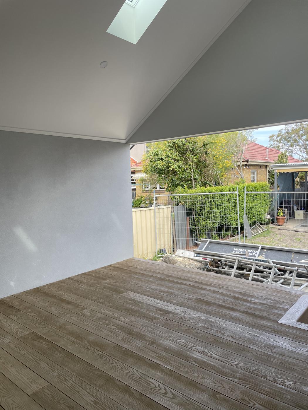 Composite deck & entry steps — New Lambton