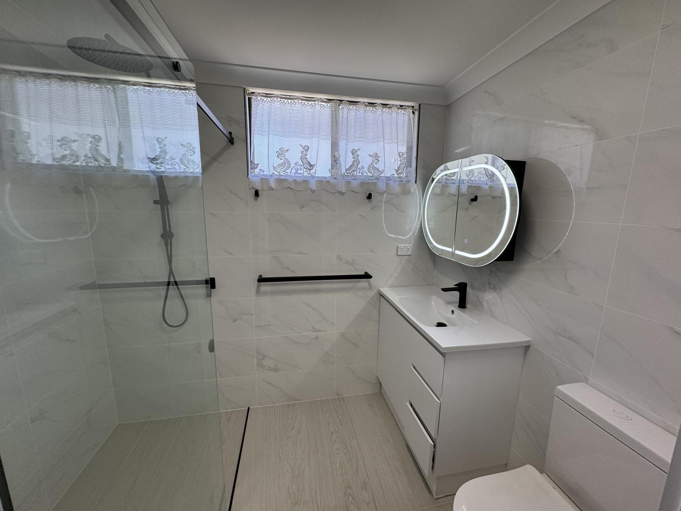 Bathroom renovation — Wyee Point